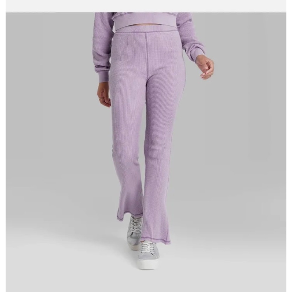 Purple Flare Pants